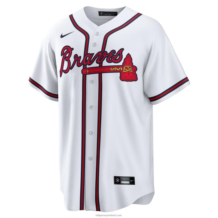 IE MBL Atlanta Braves Austin Riley Nike Home Replica Player Jersey Men White R0H2T76