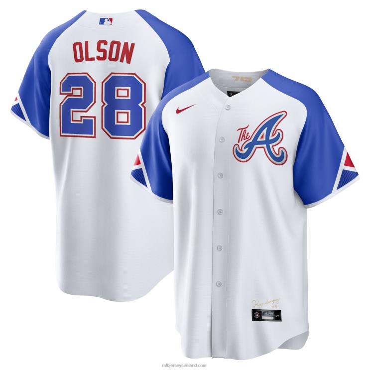 IE MBL Atlanta Braves Matt Olson Nike 2023 City Connect Replica Player Jersey Men White R0H2T16