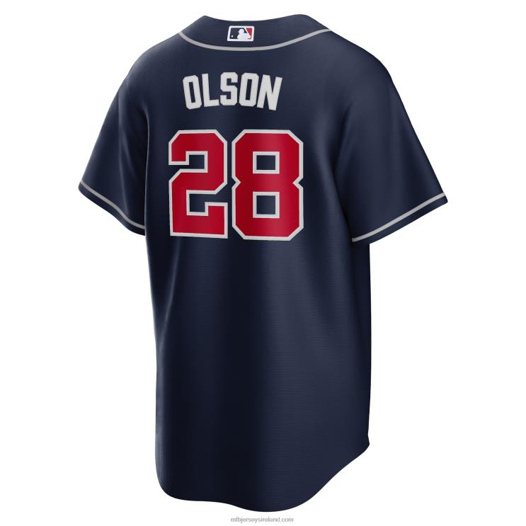 IE MBL Atlanta Braves Matt Olson Nike Alternate Replica Player Jersey Men Navy R0H2T48