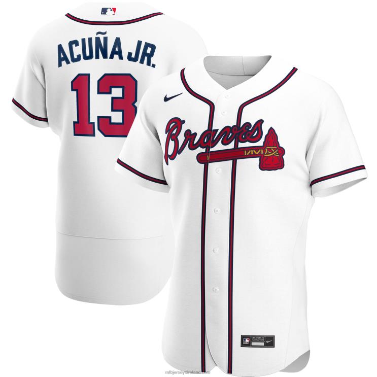 IE MBL Atlanta Braves Ronald Acuna Jr. Nike Home Authentic Player Jersey Men White R0H2T801