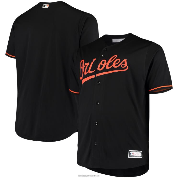 IE MBL Baltimore Orioles Big & Tall Replica Alternate Team Jersey Men Black R0H2T361