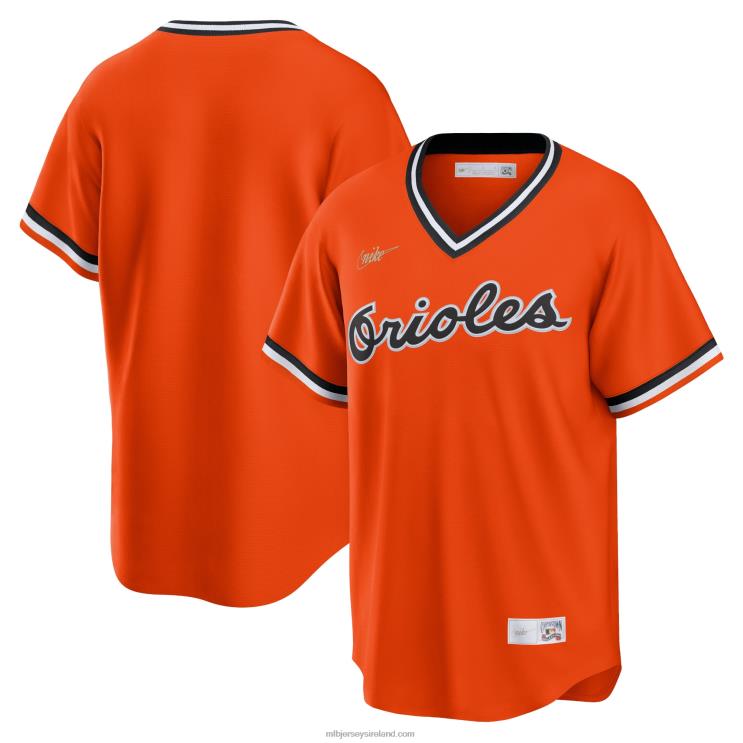 IE MBL Baltimore Orioles Nike Alternate Cooperstown Collection Team Jersey Men Orange R0H2T234
