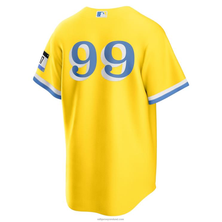 IE MBL Boston Sox Alex Verdugo Nike City Connect Replica Player Jersey Men Gold R0H2T693