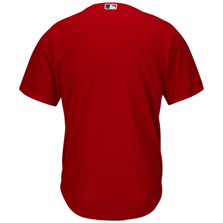 IE MBL Boston Sox Big & Tall Replica Team Jersey Men Red R0H2T894