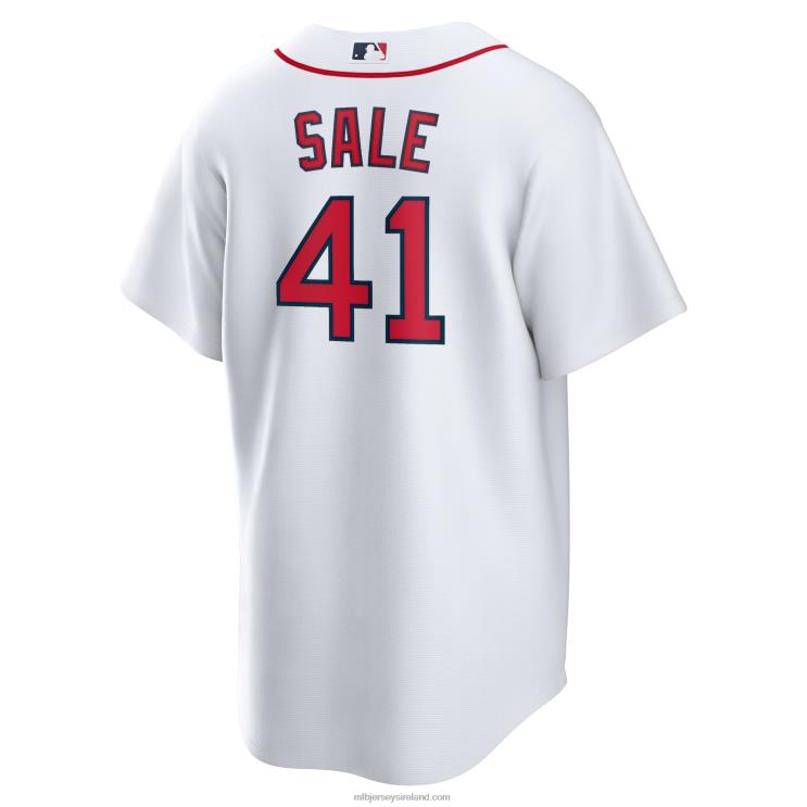 IE MBL Boston Sox Chris Sale Nike Home Replica Player Name Jersey Men White R0H2T474