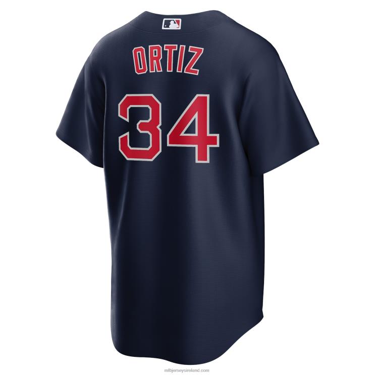 IE MBL Boston Sox David Ortiz Nike Alternate Replica Player Jersey Men Red R0H2T164