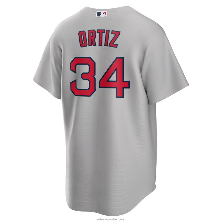 IE MBL Boston Sox David Ortiz Nike Road Replica Player Jersey Men Red R0H2T163