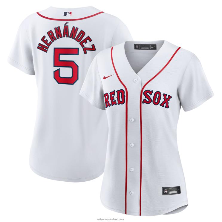 IE MBL Boston Sox Enrique Hernandez Nike Home Replica Player Jersey Women White R0H2T345