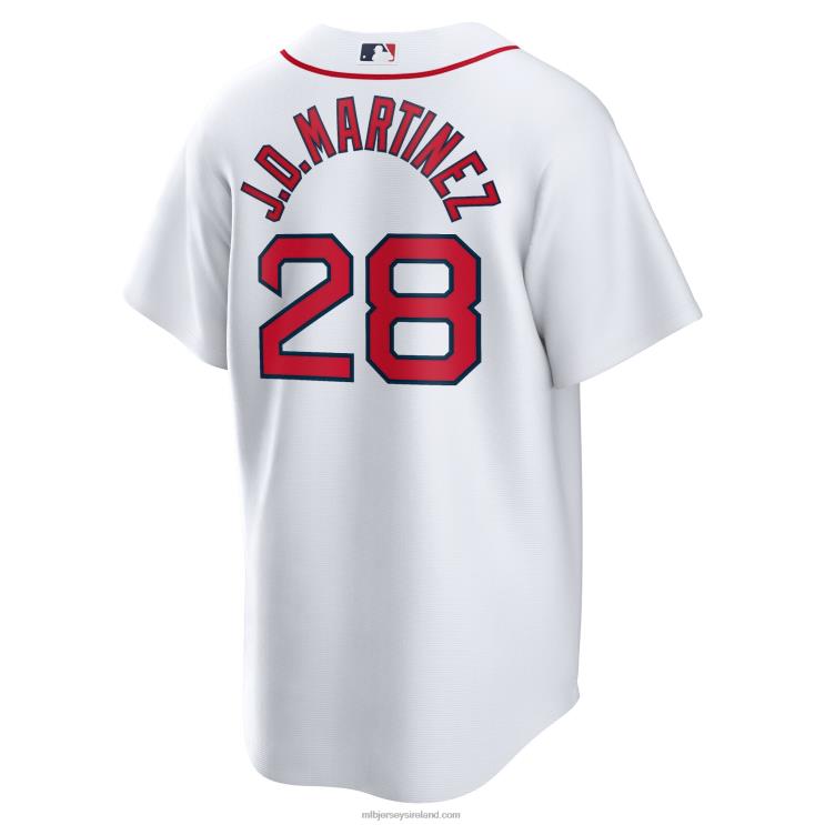 IE MBL Boston Sox J.D. Martinez Nike Home Replica Player Name Jersey Men White R0H2T394