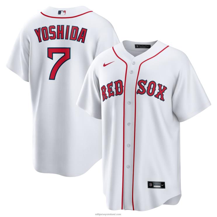 IE MBL Boston Sox Masataka Yoshida Nike Home Official Replica Player Jersey Men White R0H2T1
