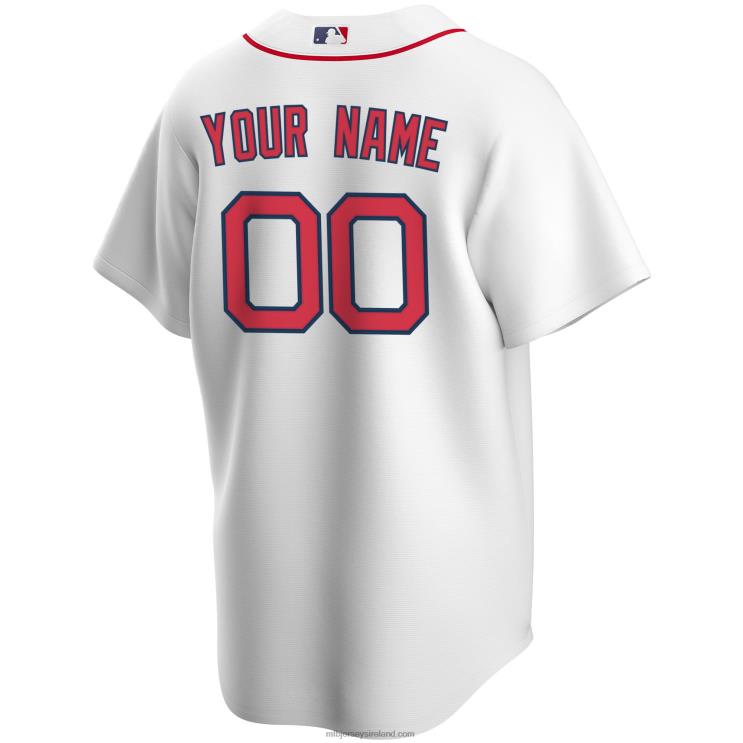 IE MBL Boston Sox Nike Home Replica Custom Jersey Men White R0H2T113
