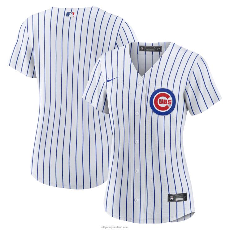 IE MBL Chicago Cubs Nike Home Blank Replica Jersey Women White R0H2T540