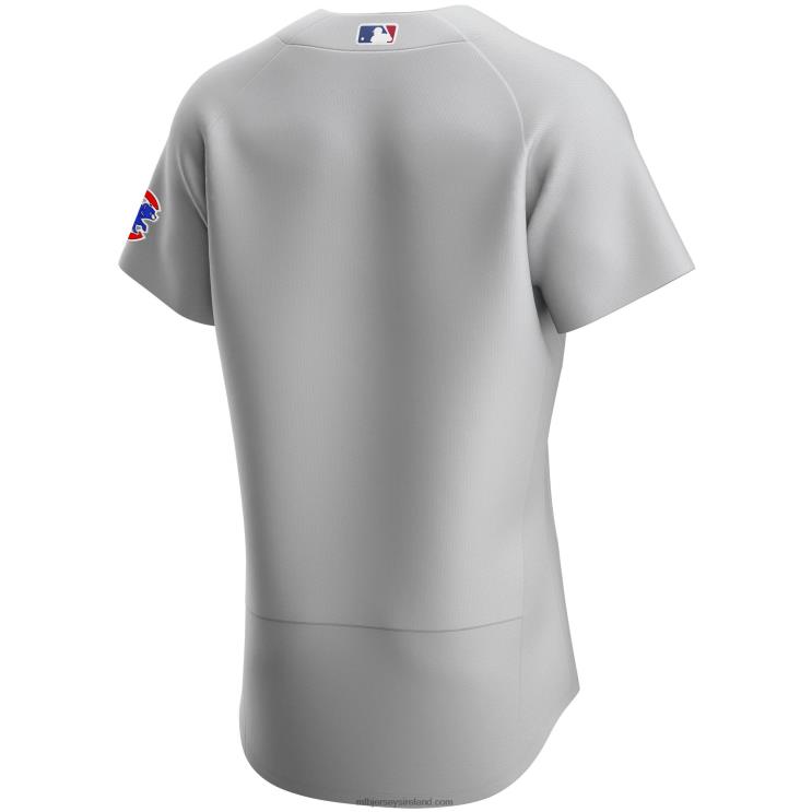 IE MBL Chicago Cubs Nike Road Authentic Team Jersey Men Gray R0H2T940