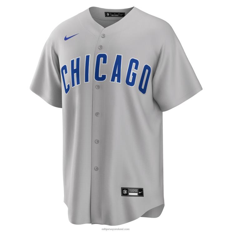 IE MBL Chicago Cubs Nike Road Replica Team Jersey Men Gray R0H2T175