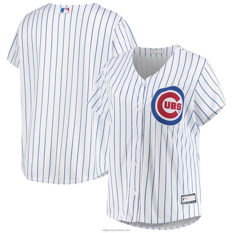 IE MBL Chicago Cubs Plus Size Sanitized Replica Team Jersey Women White R0H2T819