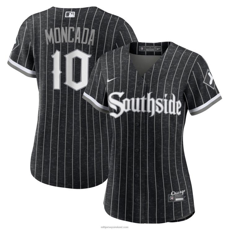IE MBL Chicago Sox Yoan Moncada Nike 2021 City Connect Replica Player Jersey Women White R0H2T970