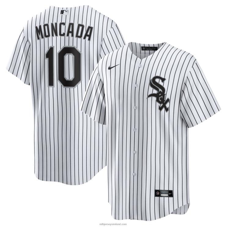 IE MBL Chicago Sox Yoan Moncada Nike Home Replica Player Name Jersey Men White R0H2T316