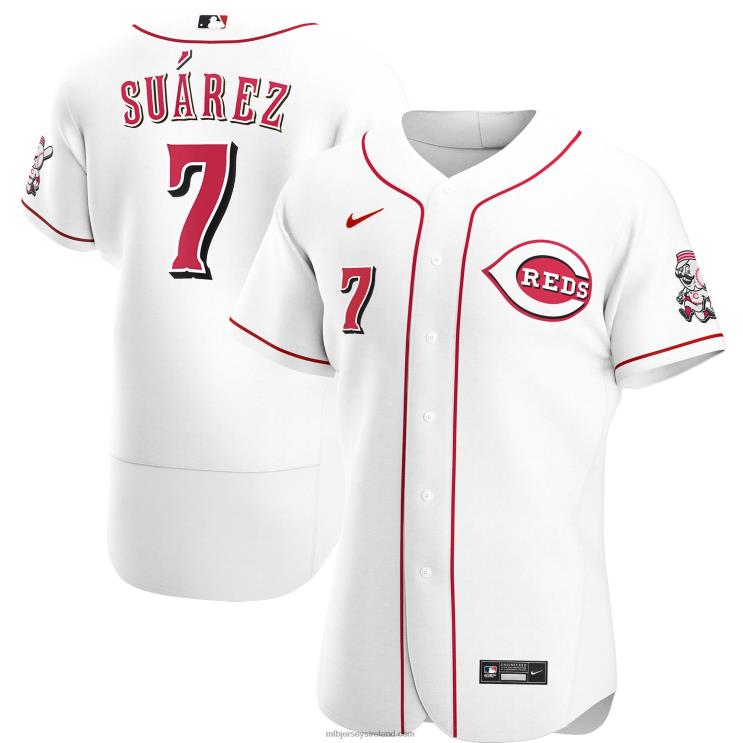 IE MBL Cincinnati s Eugenio Suarez Nike Home Authentic Player Jersey Men White R0H2T1313