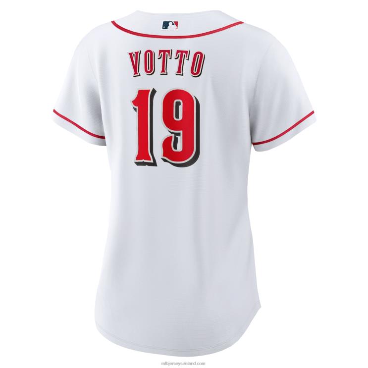 IE MBL Cincinnati s Joey Votto Nike Home Replica Player Jersey Women White R0H2T543