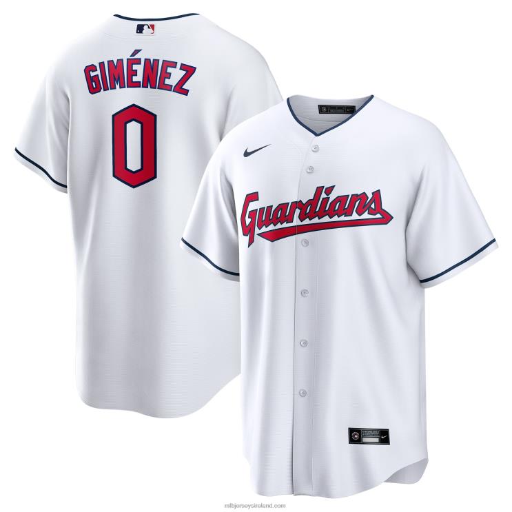 IE MBL Cleveland Guardians Andres Gimenez Nike Home Replica Player Jersey Men White R0H2T1405