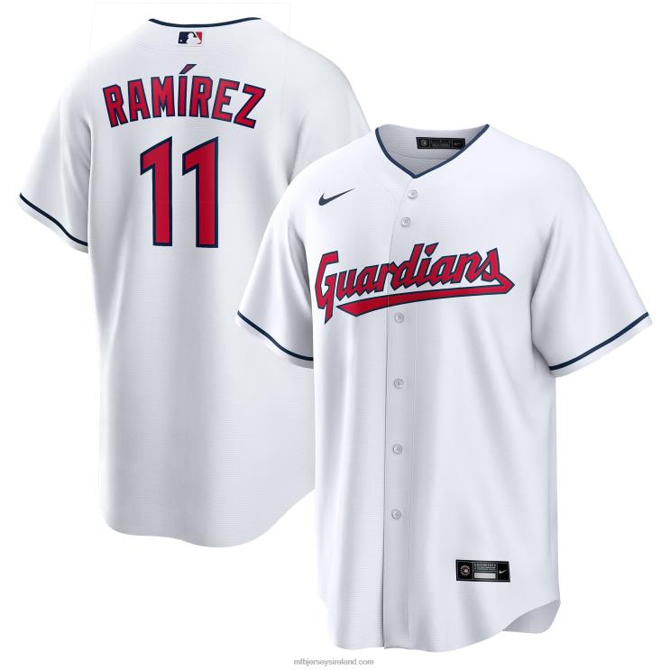 IE MBL Cleveland Guardians Jose Ramirez Nike Home Replica Player Jersey Men White R0H2T1400