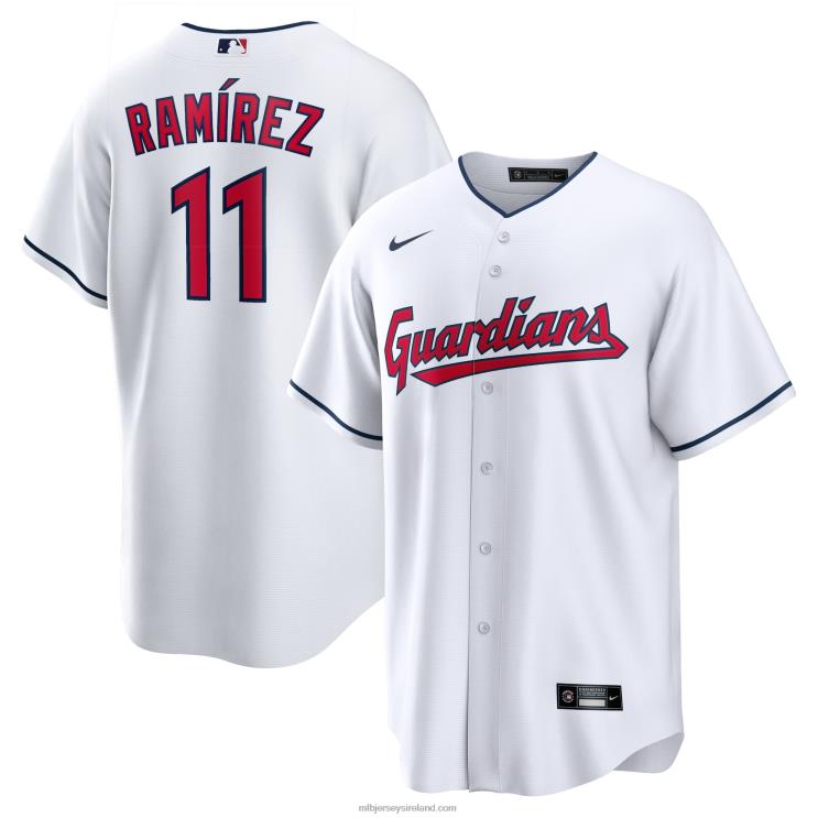 IE MBL Cleveland Guardians Jose Ramirez Nike Replica Player Jersey Men White R0H2T179