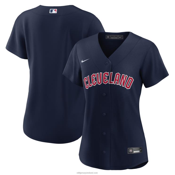 IE MBL Cleveland Guardians Nike Alternate Official Replica Jersey Women Navy R0H2T700