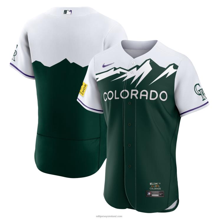 IE MBL Colorado Rockies Nike 2022 City Connect Authentic Team Jersey Men Green R0H2T1414