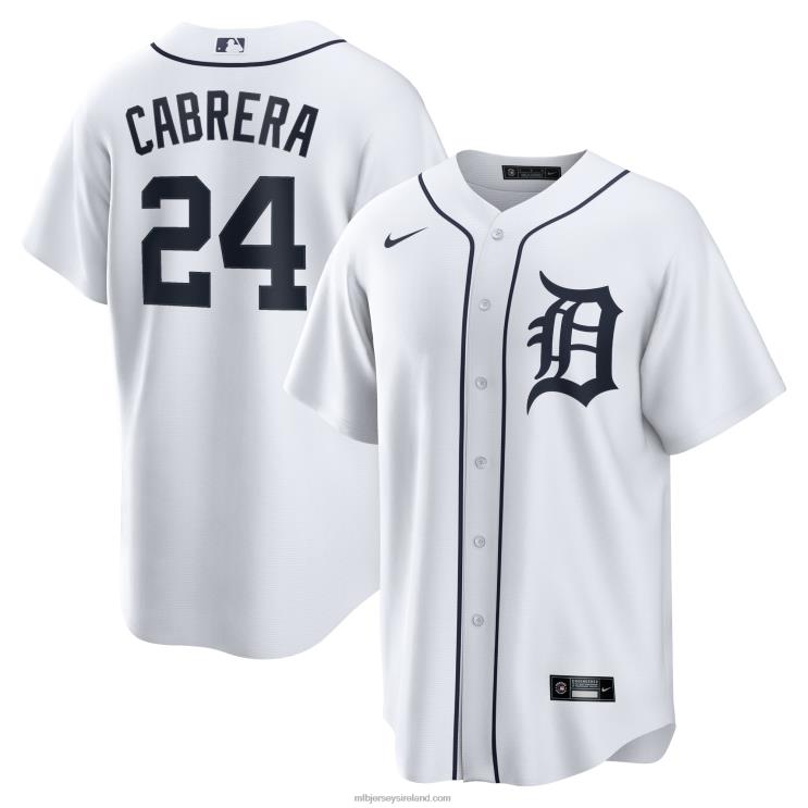 IE MBL Detroit Tigers Miguel Cabrera Nike Home Replica Player Name Jersey Men White R0H2T123