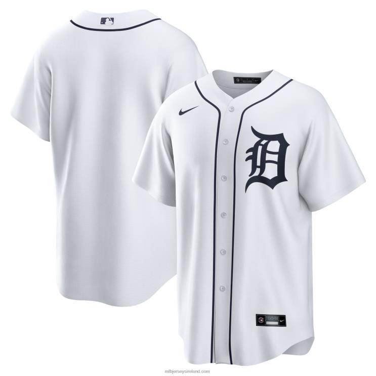 IE MBL Detroit Tigers Nike Home Blank Replica Jersey Men White R0H2T240
