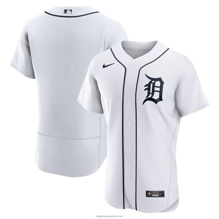IE MBL Detroit Tigers Nike Home Logo Authentic Team Jersey Men White R0H2T1047