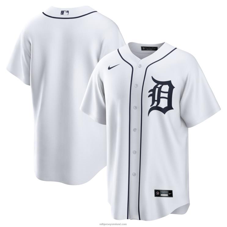 IE MBL Detroit Tigers Nike Home Replica Team Jersey Men White R0H2T746