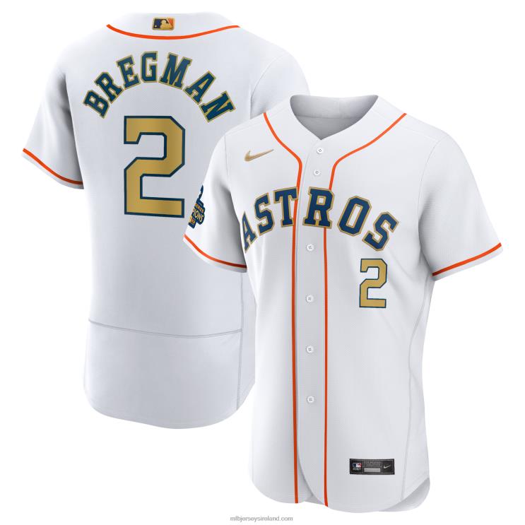 IE MBL Houston Astros Alex Bregman Nike 2023 Collection Authentic Player Jersey Men White R0H2T295