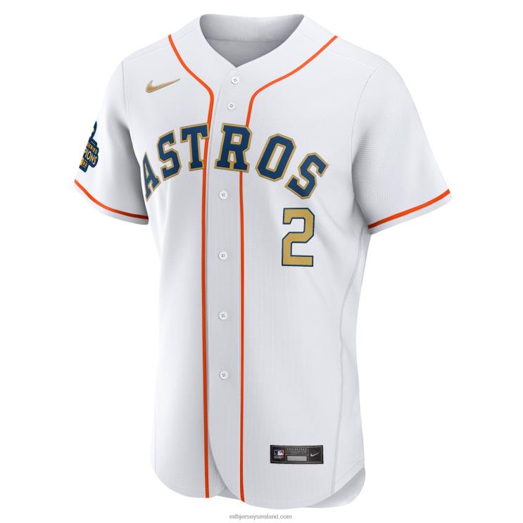IE MBL Houston Astros Alex Bregman Nike 2023 Collection Authentic Player Jersey Men White R0H2T295