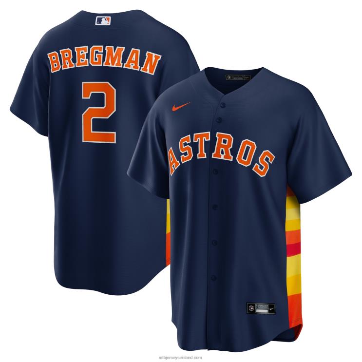 IE MBL Houston Astros Alex Bregman Nike Alternate Replica Player Name Jersey Men Navy R0H2T138