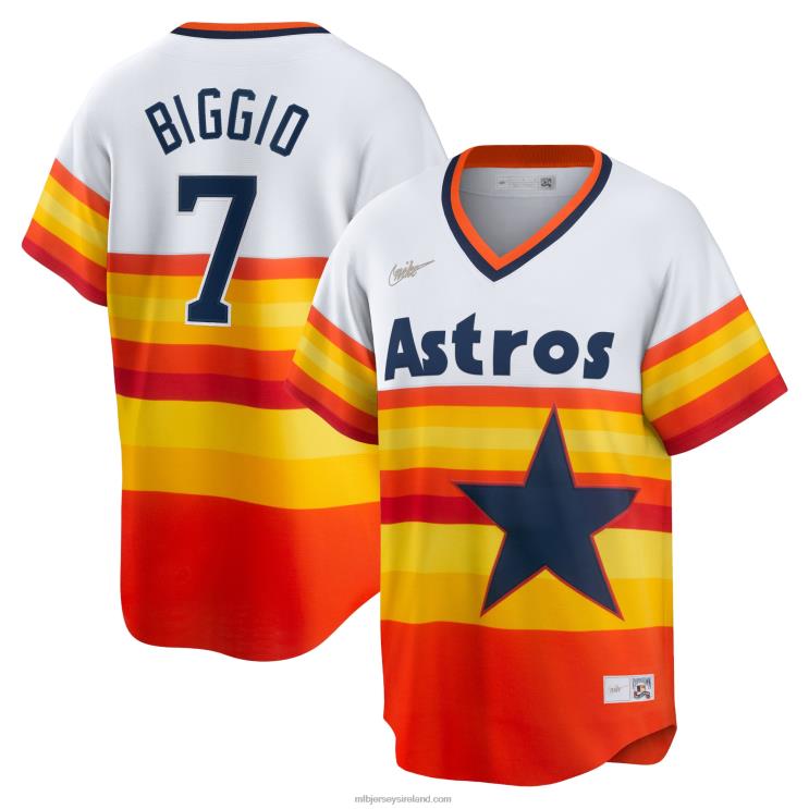 IE MBL Houston Astros Craig Biggio Nike Home Cooperstown Collection Player Jersey Men White R0H2T211