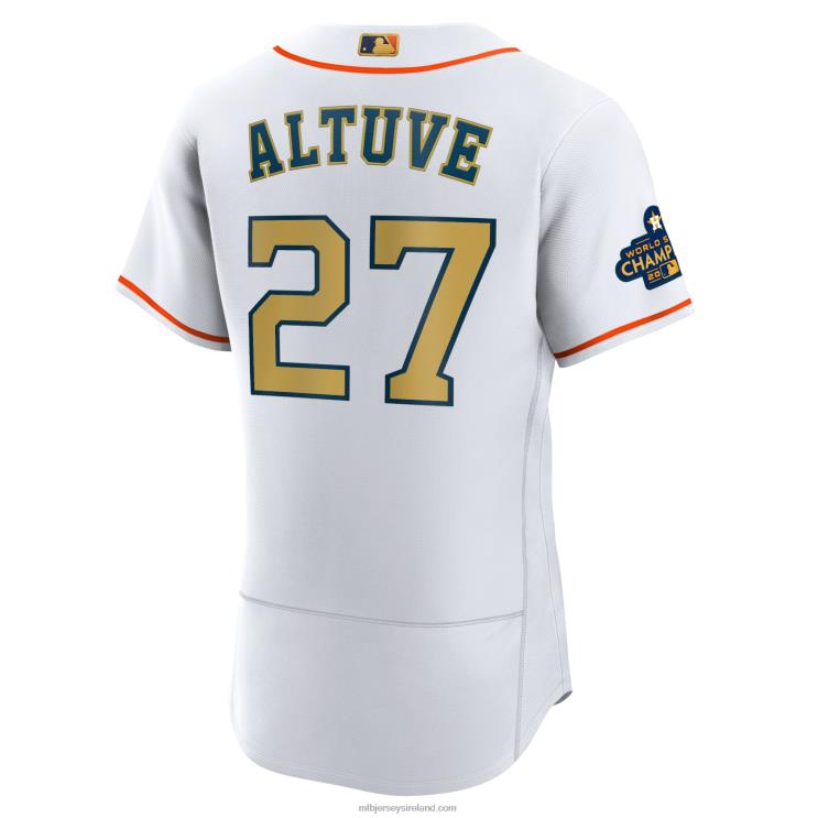 IE MBL Houston Astros Jose Altuve Nike 2023 Collection Authentic Player Jersey Men White R0H2T272
