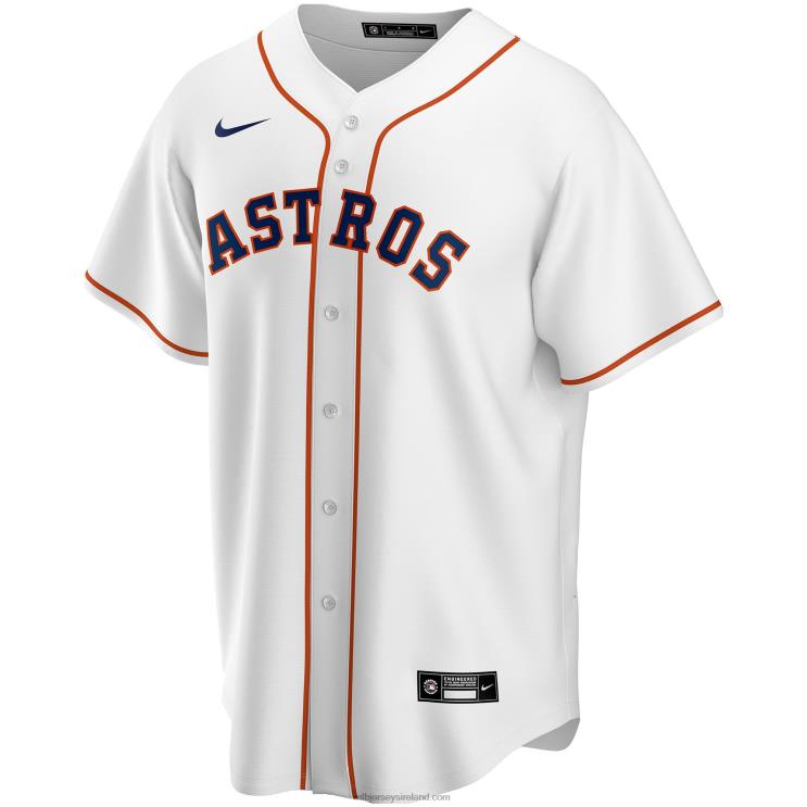 IE MBL Houston Astros Nike Home Replica Custom Jersey Men White R0H2T93