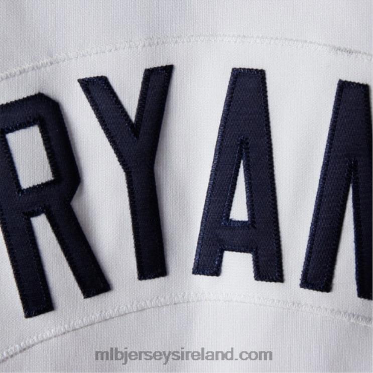 IE MBL Houston Astros Nolan Ryan Mitchell & Ness Throwback Authentic Jersey Men White R0H2T818