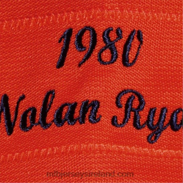 IE MBL Houston Astros Nolan Ryan Mitchell & Ness Throwback Authentic Jersey Men White R0H2T818