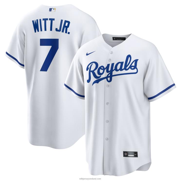 IE MBL Kansas City s Bobby Witt Jr. Nike Home Replica Player Jersey Men White R0H2T431