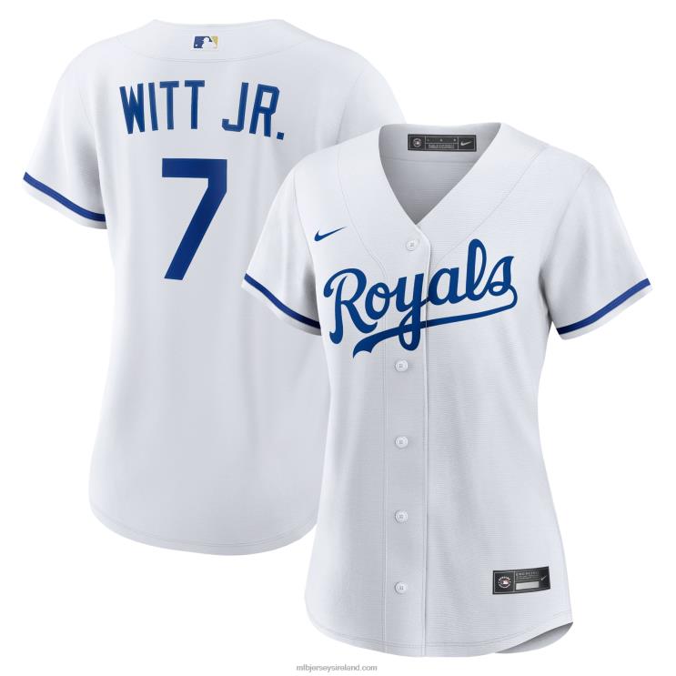 IE MBL Kansas City s Bobby Witt Jr. Nike Home Replica Player Jersey Women White R0H2T1212