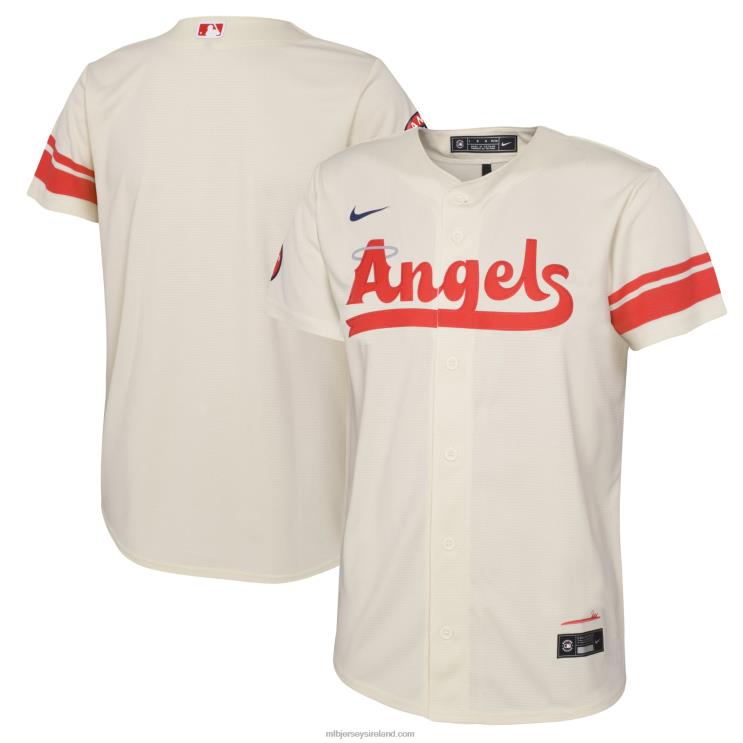 IE MBL Infant Los Angeles Angels Nike 2022 City Connect Replica Jersey Cream R0H2T1279