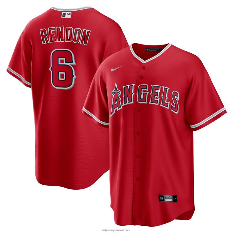 IE MBL Los Angeles Angels Anthony Rendon Nike Alternate Replica Player Name Jersey Men Red R0H2T779