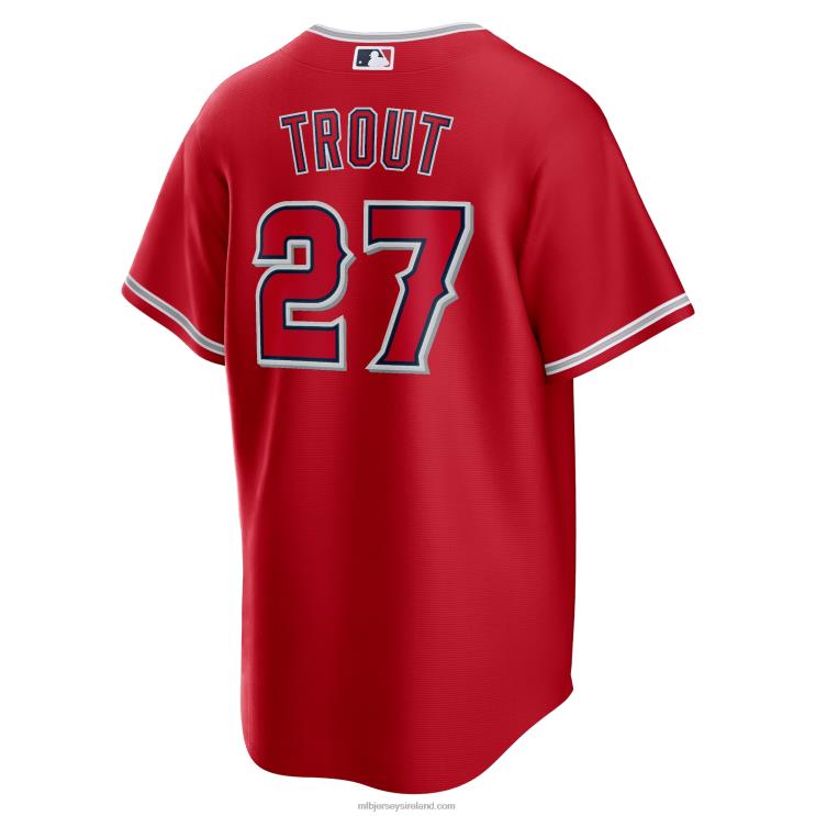 IE MBL Los Angeles Angels Mike Trout Nike Alternate Replica Player Name Jersey Men Red R0H2T80