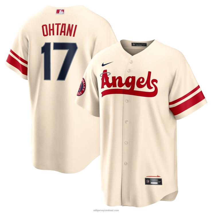 IE MBL Los Angeles Angels Shohei Ohtani Nike 2022 City Connect Replica Player Jersey Men Cream R0H2T388