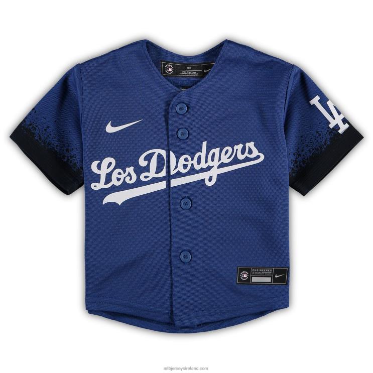 IE MBL Infant Los Angeles Dodgers Mookie Betts Nike City Connect Script Replica Jersey Royal R0H2T859