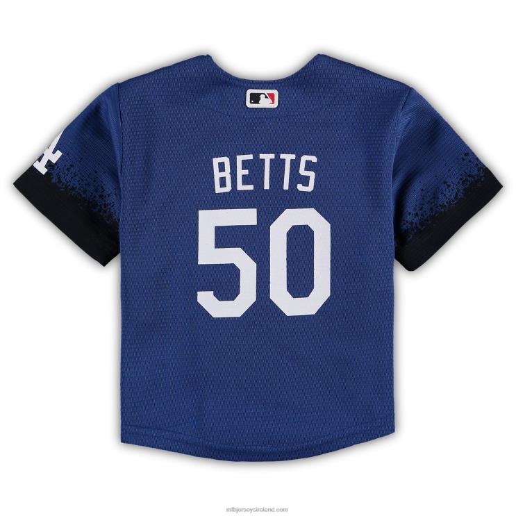 IE MBL Infant Los Angeles Dodgers Mookie Betts Nike City Connect Script Replica Jersey Royal R0H2T859