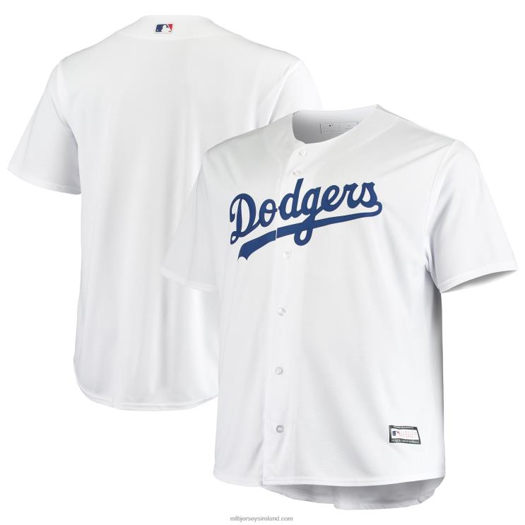 IE MBL Los Angeles Dodgers Big & Tall Replica Team Jersey Men White R0H2T757