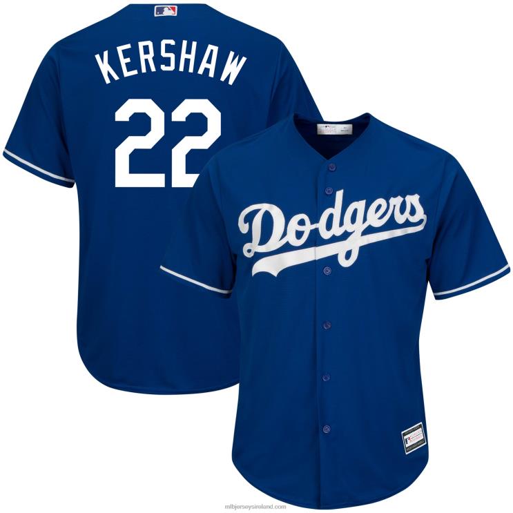 IE MBL Los Angeles Dodgers Clayton Kershaw Big & Tall Replica Player Jersey Men Royal R0H2T777